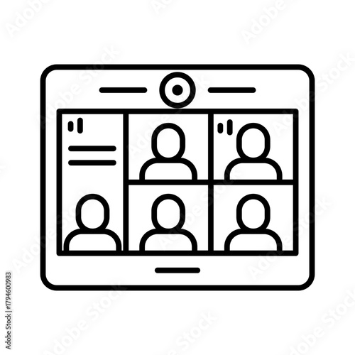 Video conference icon