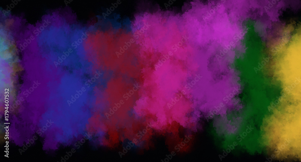 Fototapeta premium the effect of colorful smoke