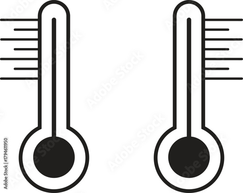 thermometer isolated on white