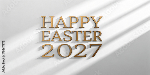happy easter 2027 wish card vactor 