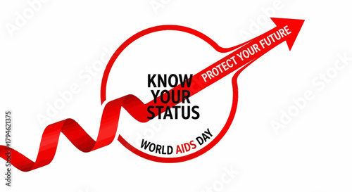 Show solidarity this World AIDS Day with this powerful message of hope and awareness, encouraging knowing your status and protecting your future