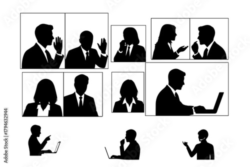 profile image silhouette pack