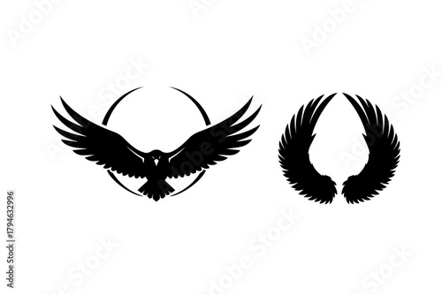 eagle silhouette wings