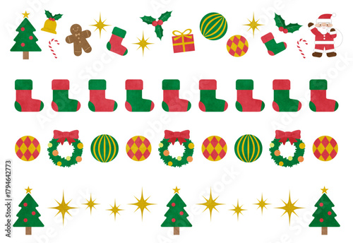 クリスマス　装飾ライン