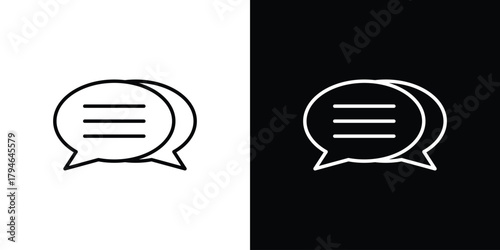 Communication icon. Premium pictogram isolated on a white background.