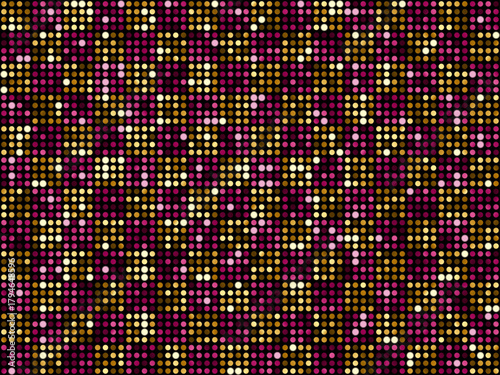 ミラータイル3、格子小、12マゼンタ