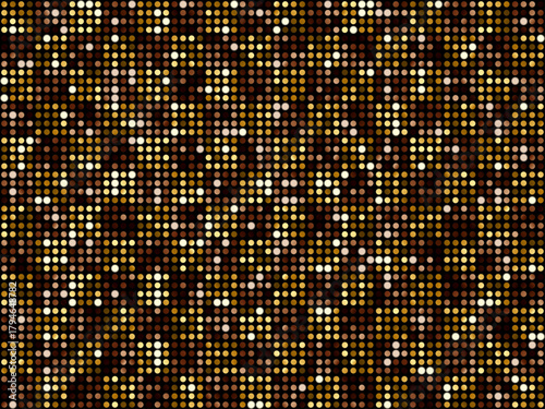 ミラータイル3、格子小、18茶