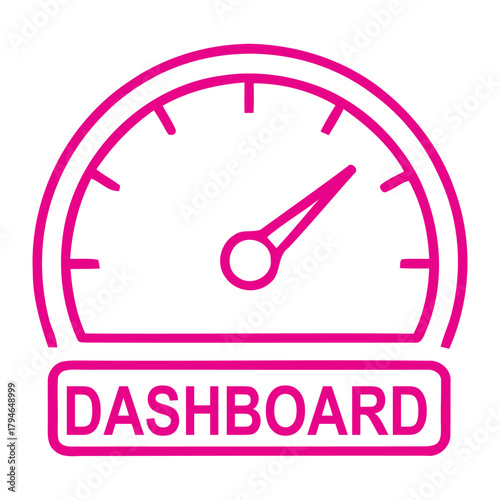 Accelerate your business insights with a dynamic dashboard icon, symbolizing progress and performance tracking