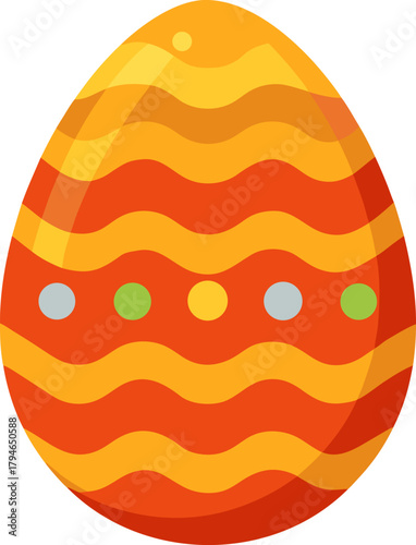 Easter egg , white background