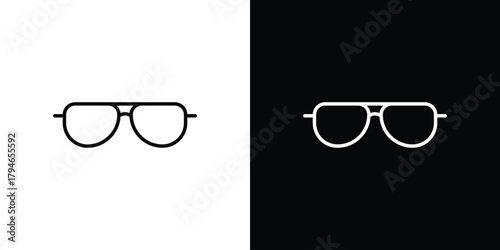 Goggles icon. Premium pictogram isolated on a white background.
