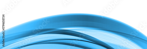 modern flowing graphic composed of layered blue wave bands, ideal for technology, branding, or presentation visuals.