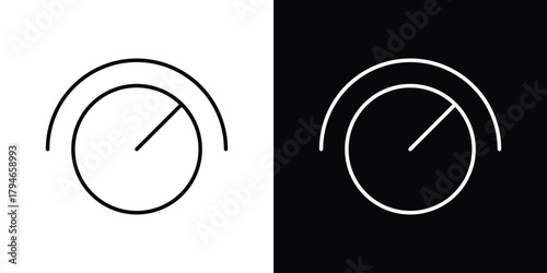 Knob icon. Premium pictogram isolated on a white background.