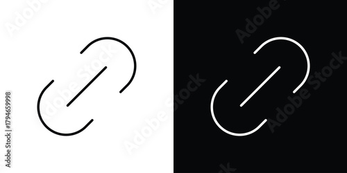 Link icon. Premium pictogram isolated on a white background.