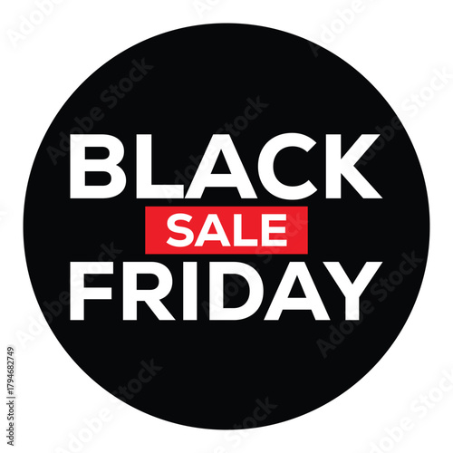 Black Friday Sale banner offering 90% OFF. Bold, modern design with black "BLACK FRIDAY" text and red "90% OFF" and "SALE" blocks, framed by a thin black border. High-impact graphic for massive holida