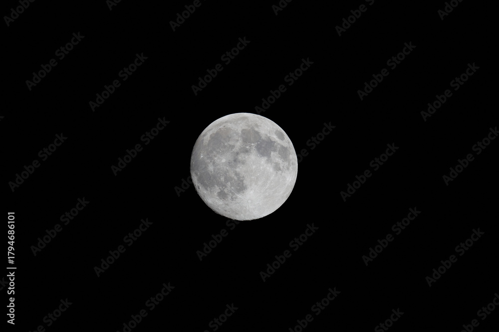 Fototapeta premium Vollmond in der Nacht
