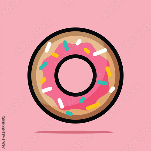 strawberry sprinkle donuts