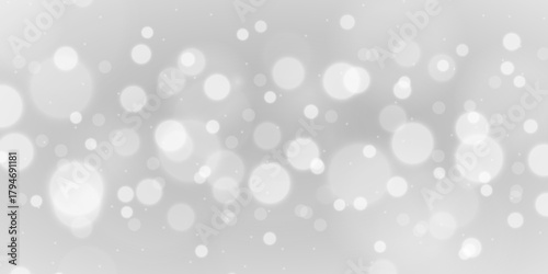Фотография Luminous White Orbs Blurring into a Soft Abstract Glow, Evoking a Feeling of Pea
