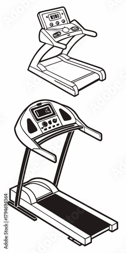 Two Treadmills for Exercise machine gym equipment