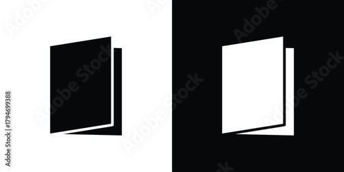 Magazines icon, outline vector sign, linear and solid style. vector symbol on white background