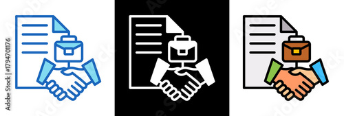 Employment Contract tripplestyle icon