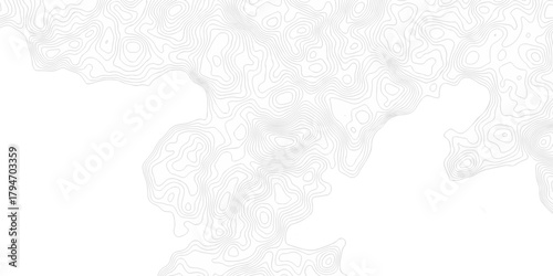Contour abstract map relief land outline. Topographic map patterns. White wave paper curved reliefs abstract background. Background of the topography map. Abstract pattern with lines.	
