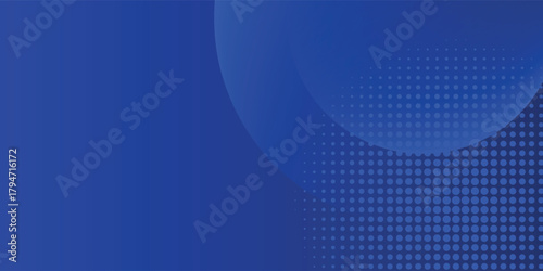 Blue gradient abstract circle shape background vector design dhot.