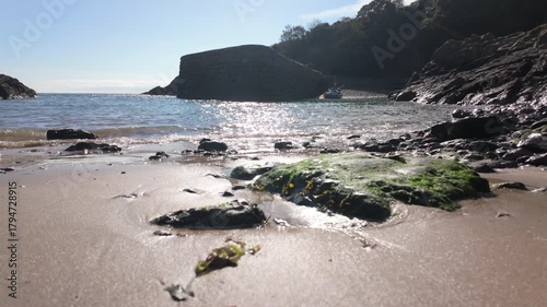 Stackpole Quay on the Pembrokeshire coast, Wales.