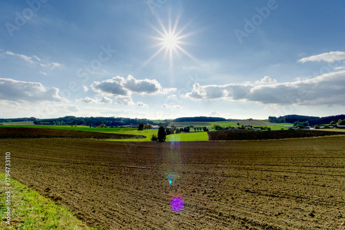 Das Alpenvorland bei Mühldorf am Inn, Bayern