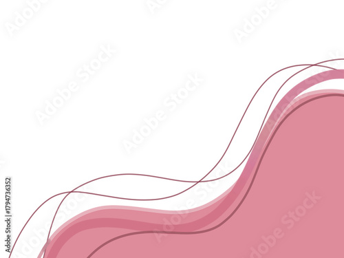 Wave design line art swirl background Element 