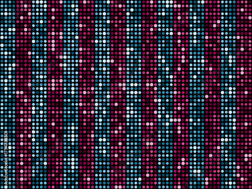 ミラータイル3、縞大、5水色