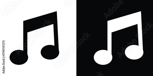Music icon Flat vector set outline eps 10