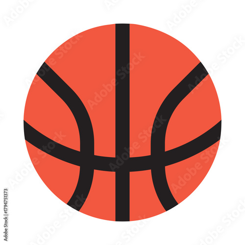 Basketball logo vector flat icon