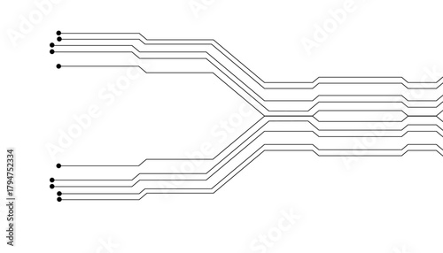 circuit board electronics digital technology banner