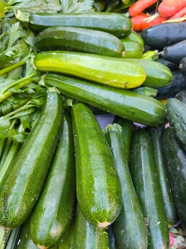 zucchini on the market