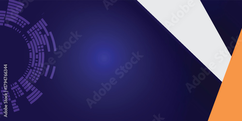 Vivid Tech Background Image with Sharp Shapes and Gradients
