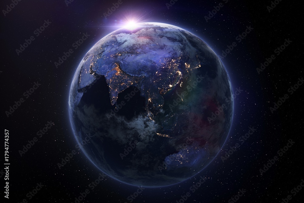 Obraz premium Space design on white background