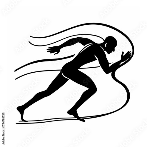 silhouette of a woman doing yoga exercise