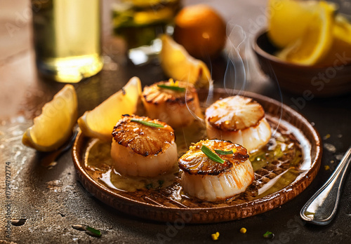 coquilles saint jacques et sauce au cidre
