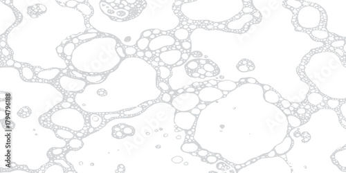 Elegant Bubble Vector Pattern: Unique, Delicate, Clean Backdrop