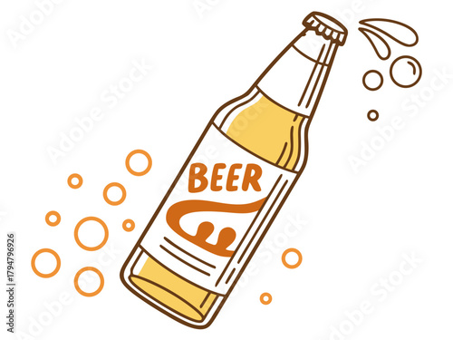 golden beer. glass of light beer, freshness and coolness, closeup view. Alcoholic and non-alcoholic drinks in pub, delicious beer from trendy craft brewery, details shot.