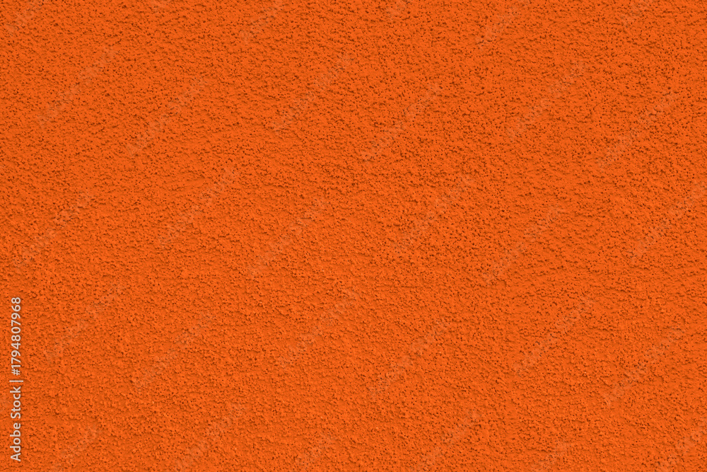Naklejka premium yellow orange stucco wall texture, peach fuzz color background. Abstract artistic backdrop for design. brown golden colour color, monochrome plaster, exterior wall building fence texture flat pattern