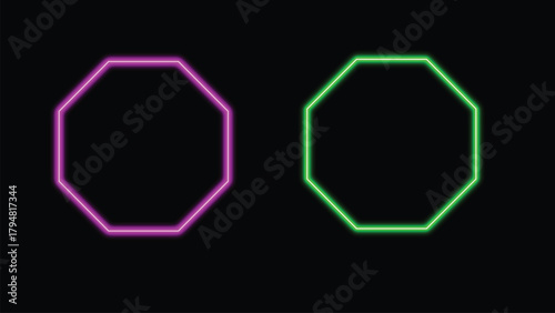 glowing neon sign