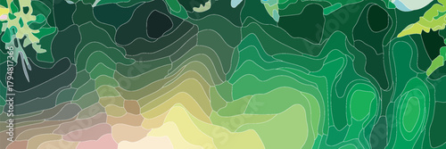 Marble and gold abstract background vector. Marbling wallpaper design with natural luxury style swirls of marble and gold powder.