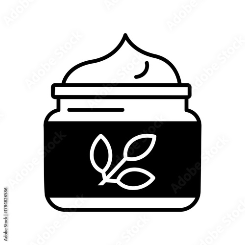 Face cream jar
