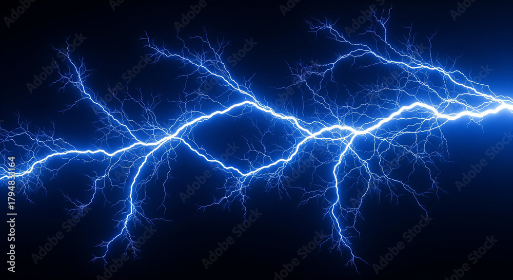 Fototapeta premium lightning in the night sky