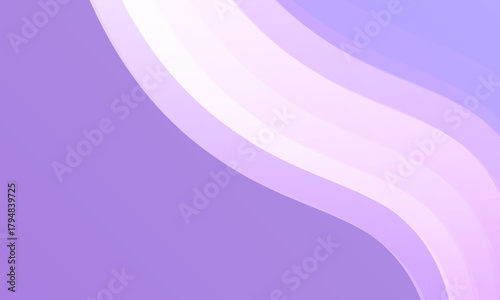  abstract background featuring flowing lavender and lilac bands. Smooth gradients and gentle curves provide a versatile canvas for branding, presentations, web design,