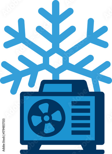 Logo for an industrial refrigeration company