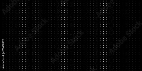 Black metal texture steel background. Perforated sheet metal. vector