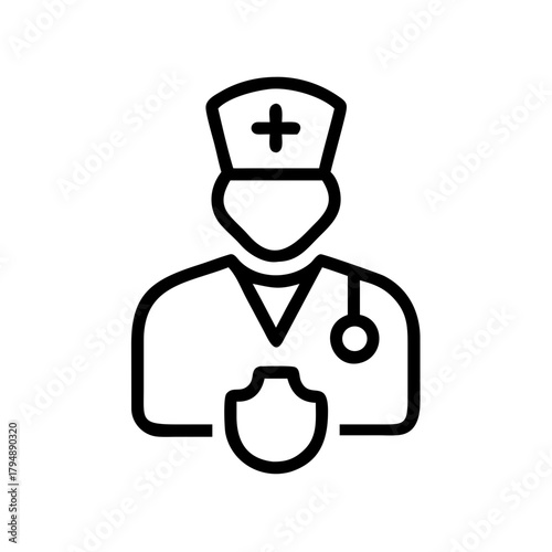 Doctor with stethoscope for healthcare
