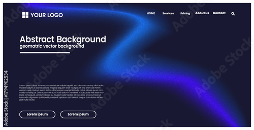 web page,dark mode,electricblue technology dark theme bright electric blue neon wave abstract backdrop illustration template
